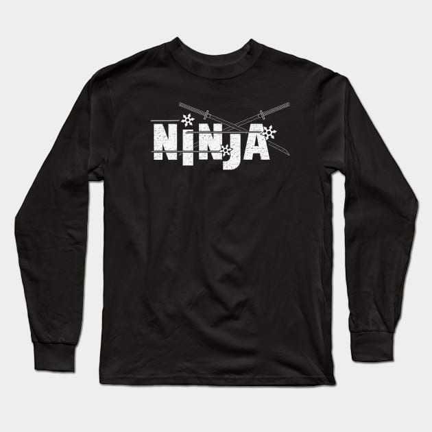 Ninja's katana. Long Sleeve T-Shirt by FunawayHit